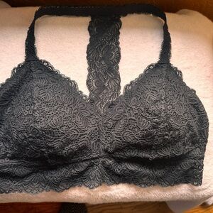 Auden Charcoal Lace Bralette